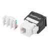CONECTOR KEYSTONE LANBERG CAT6 UTP RJ45 180º TOOLLESS